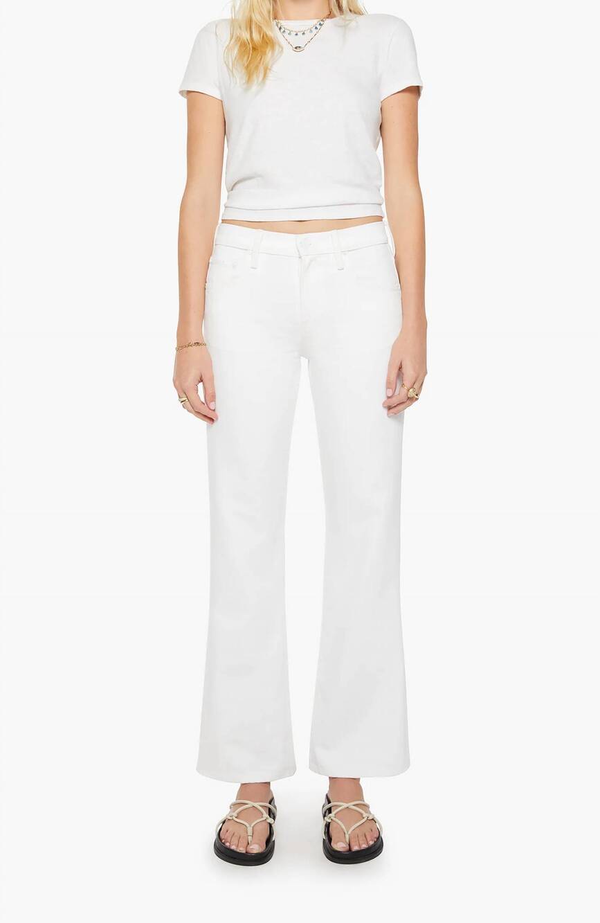 NEW MOTHER women's the bookie skimp jean in picket fence